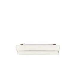 Rectangular Printed Crocodile Leather Box Dado Murrine White