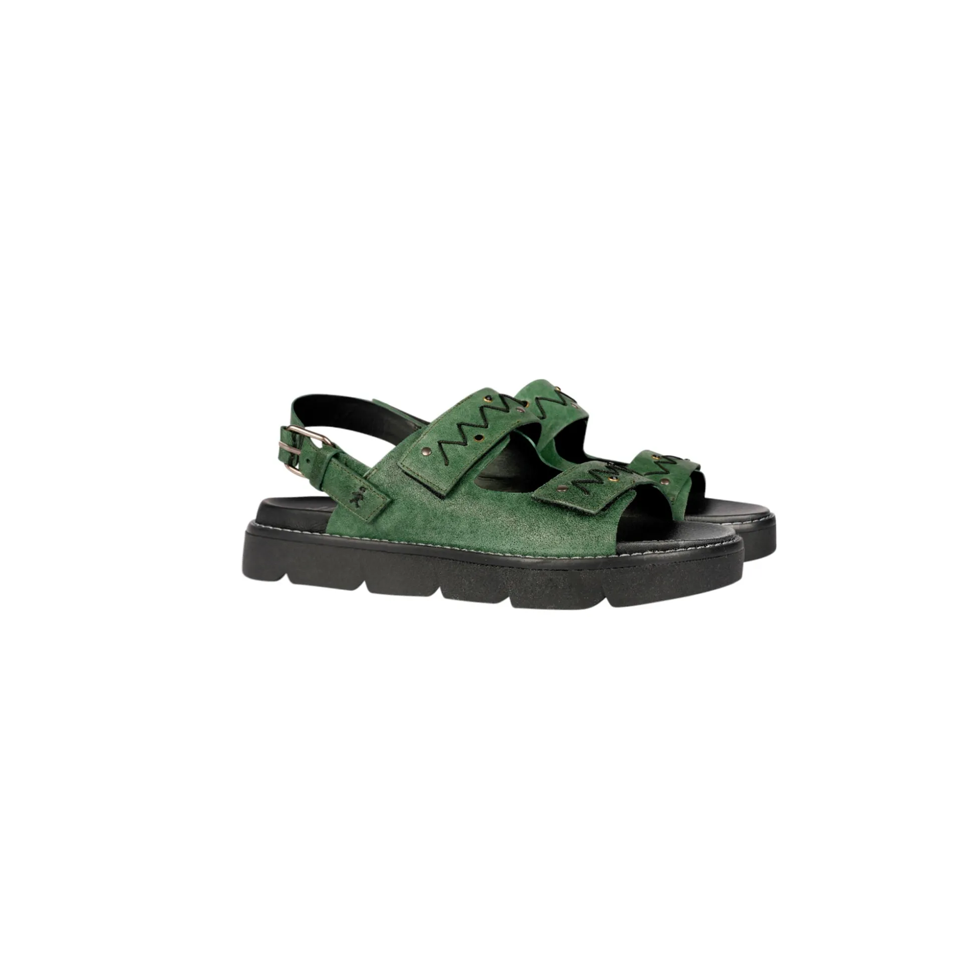 Sandal Greca Vegetal Wash Agave