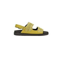 Sandal Intreccio Madreperla Curry