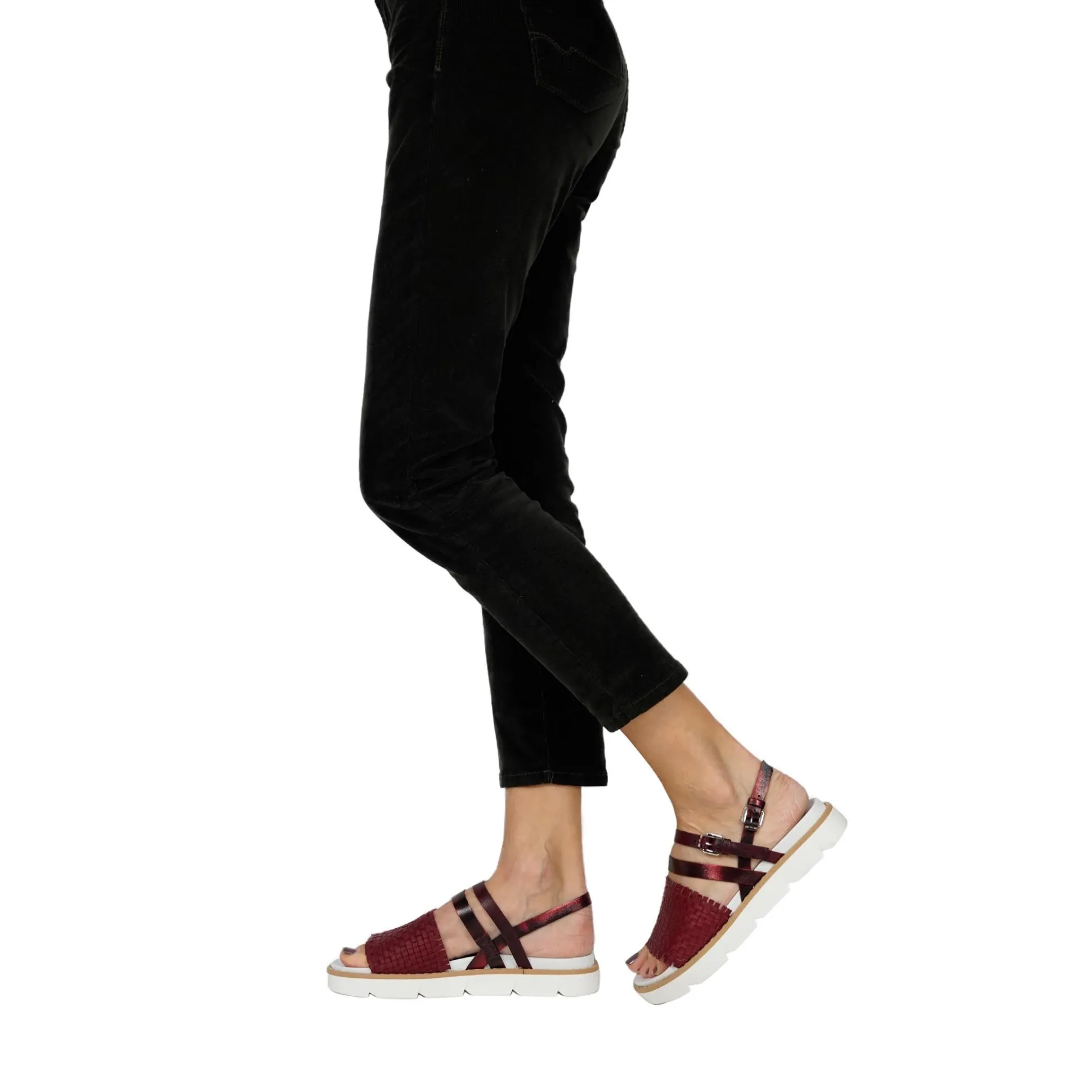 Sandal Intreccio Soft Burgundy