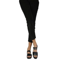 Sandal Printed Croco Black