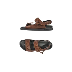 Sandal Ricamo Vegetal Wash Brandy