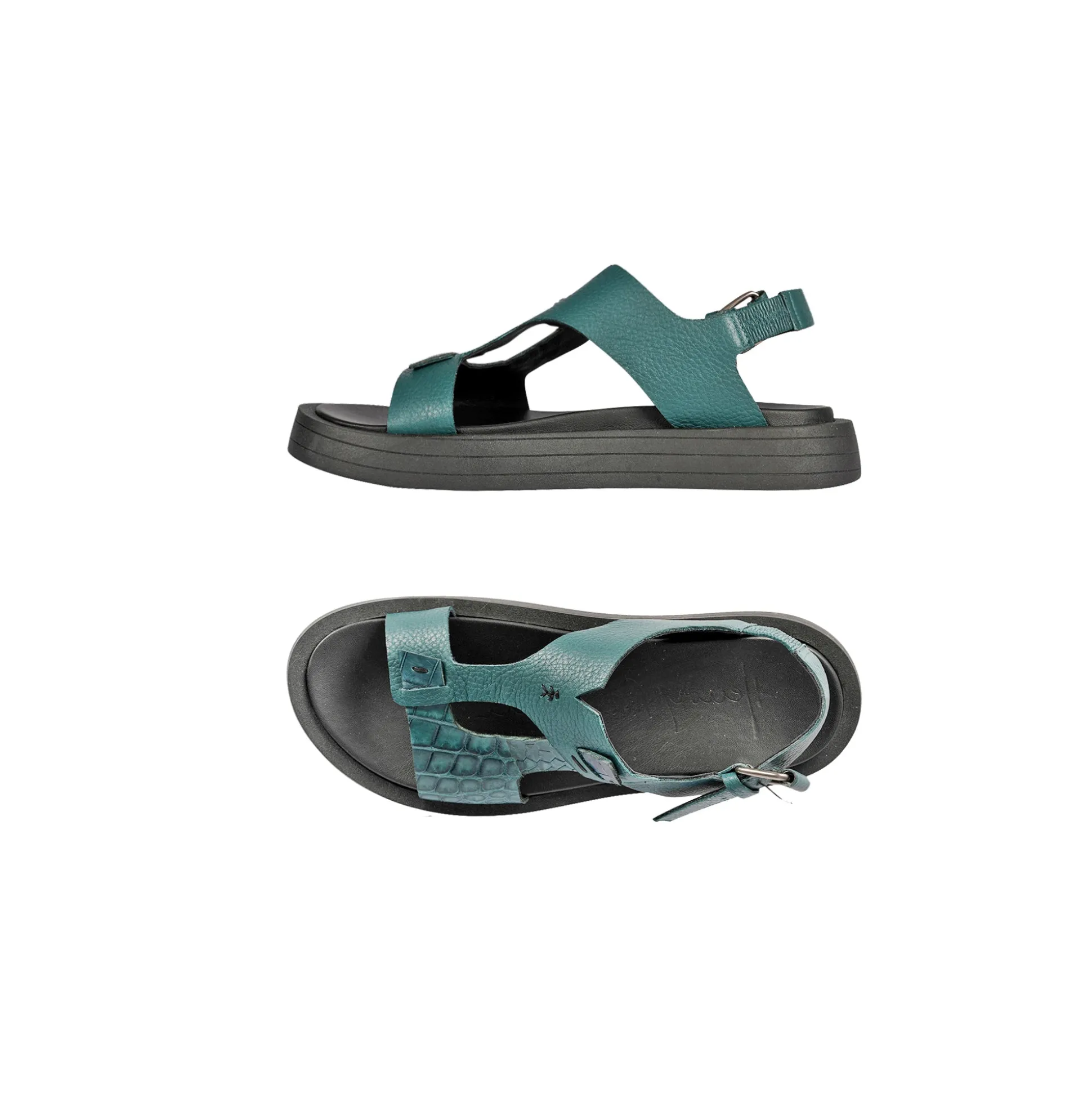 Sandal with Crocodile details