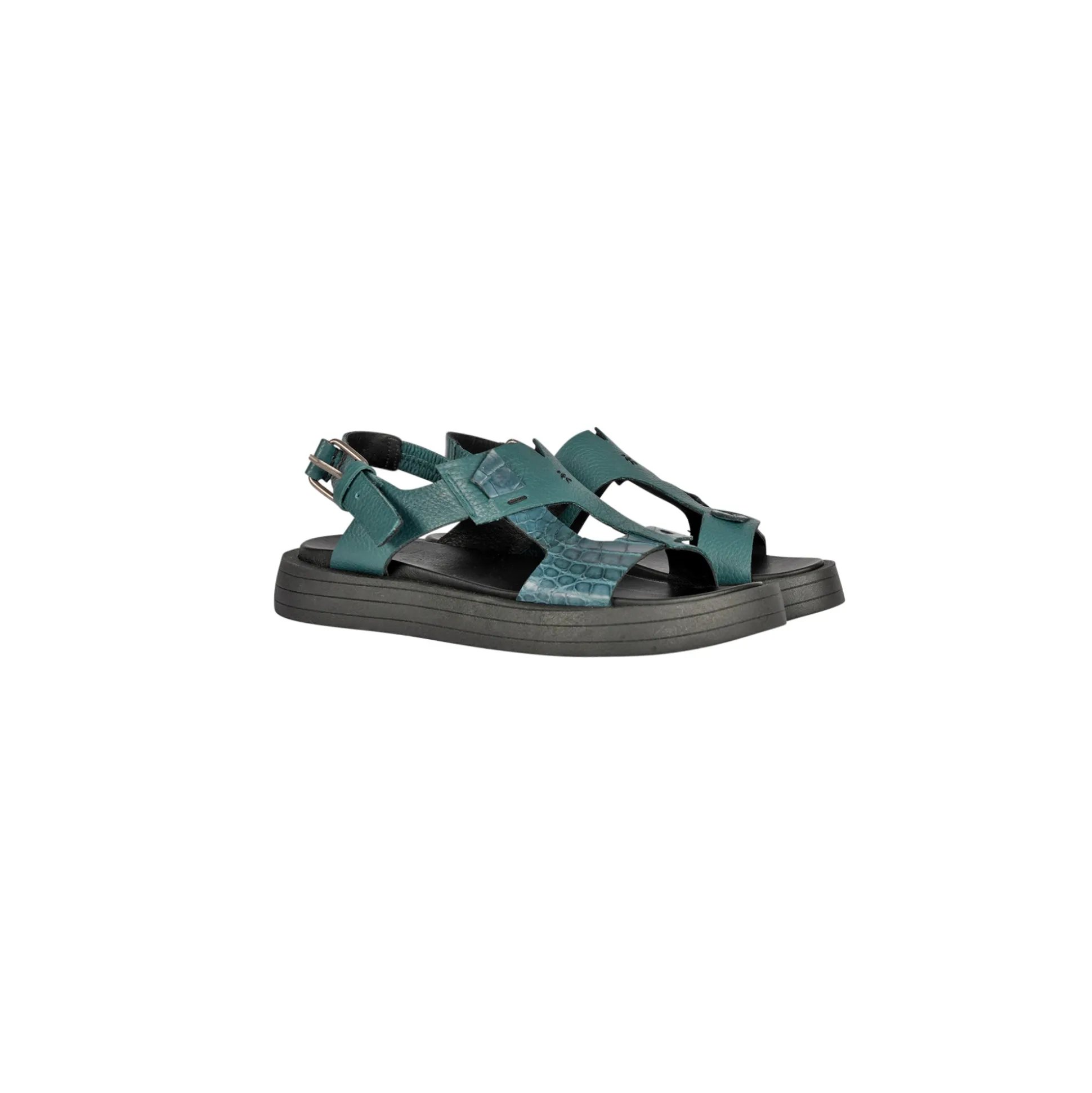 Sandal with Crocodile details