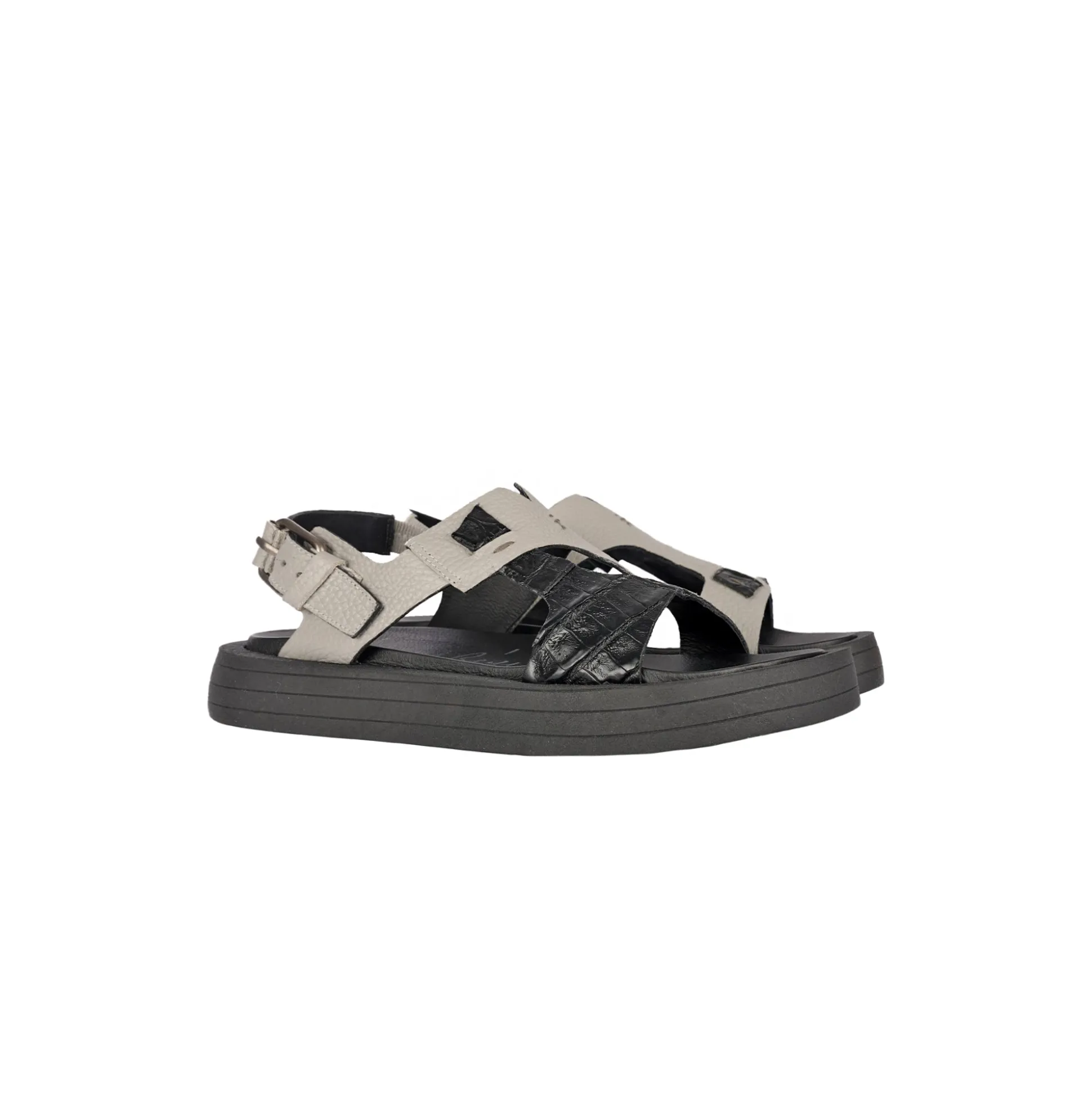 Sandal with Crocodile details