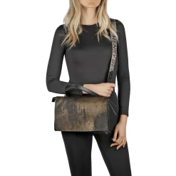 Saretta M HB Vegetal Wash Black/Pony Olive