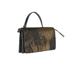 Saretta M HB Vegetal Wash Black/Pony Olive