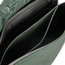 Saretta M HB Vegetal Wash Stropicciato Dark Green