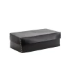 Scatola Liscia L Cuoio Black