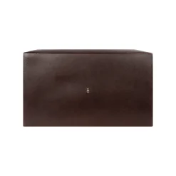 Scatola Liscia L Cuoio Brown