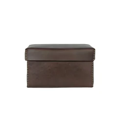 Scatola Liscia M Cuoio Brown