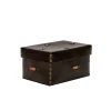 Scatola Murrine M Cuoio Brown