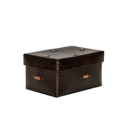 Scatola Murrine M Cuoio Brown