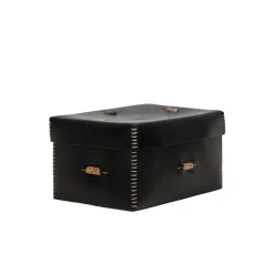 Scatola Murrine M Cuoio Black