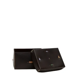 Scatola Murrine M Cuoio Brown