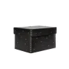 Scatola Perline M Cuoio Black