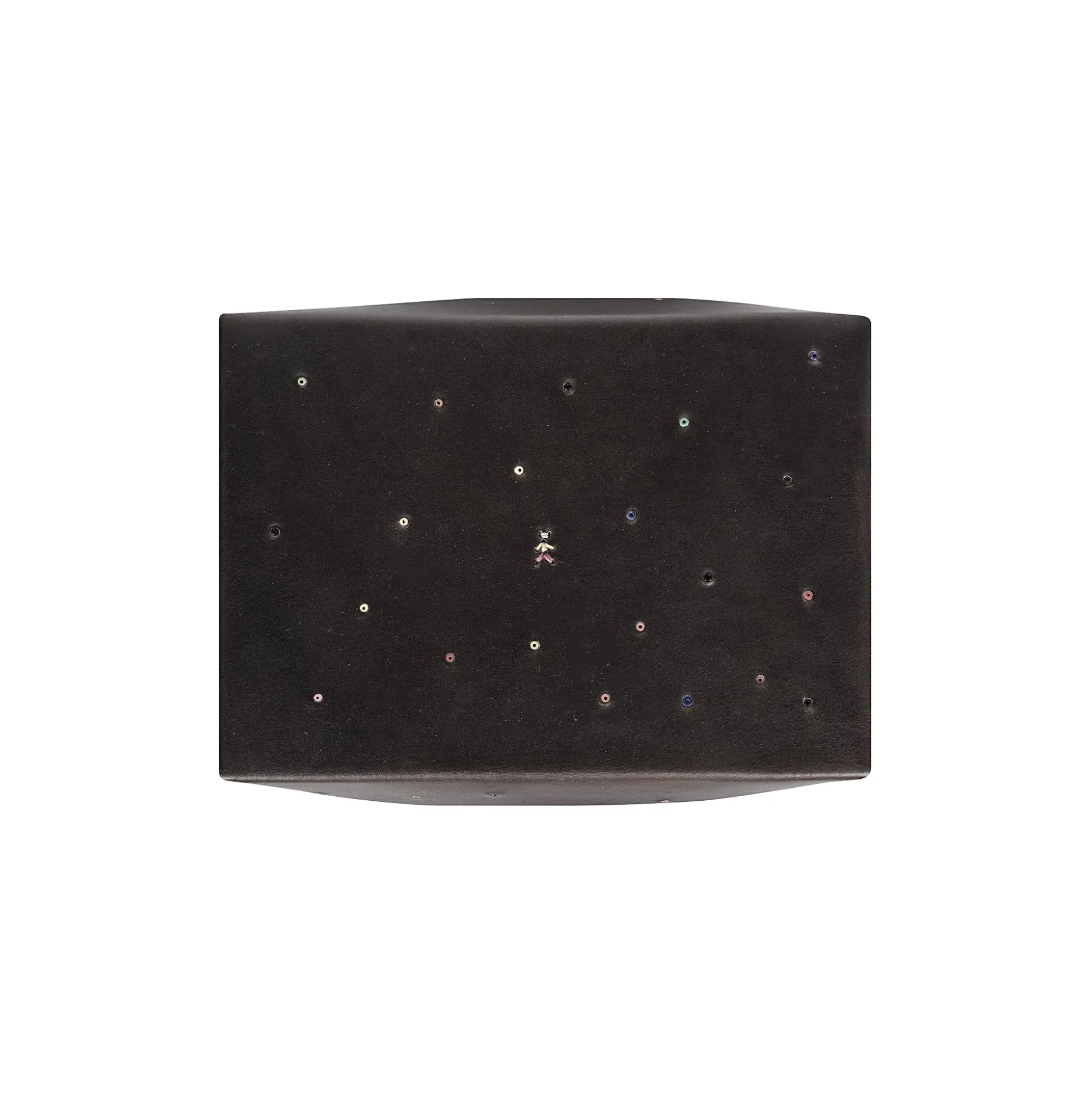 Scatola Perline M Cuoio Black