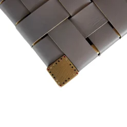 Sgabello Nestor Cuoio Incrociato Brina