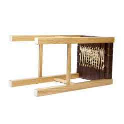 Sgabello Nestor Cuoio Incrociato Brown