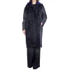 Shearling Coat Deep Blue
