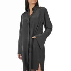 Silk Dress Black