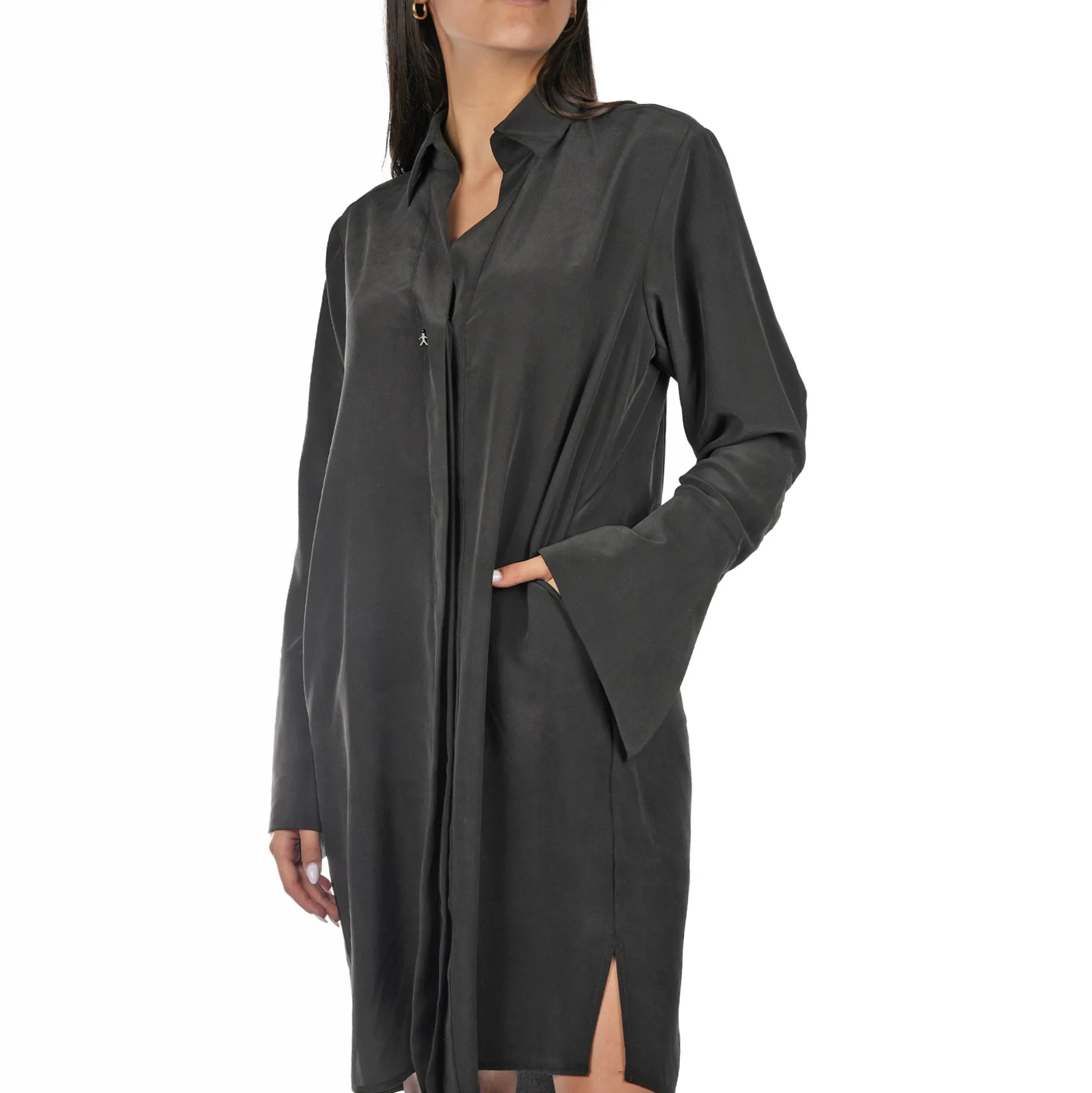 Silk Dress Black