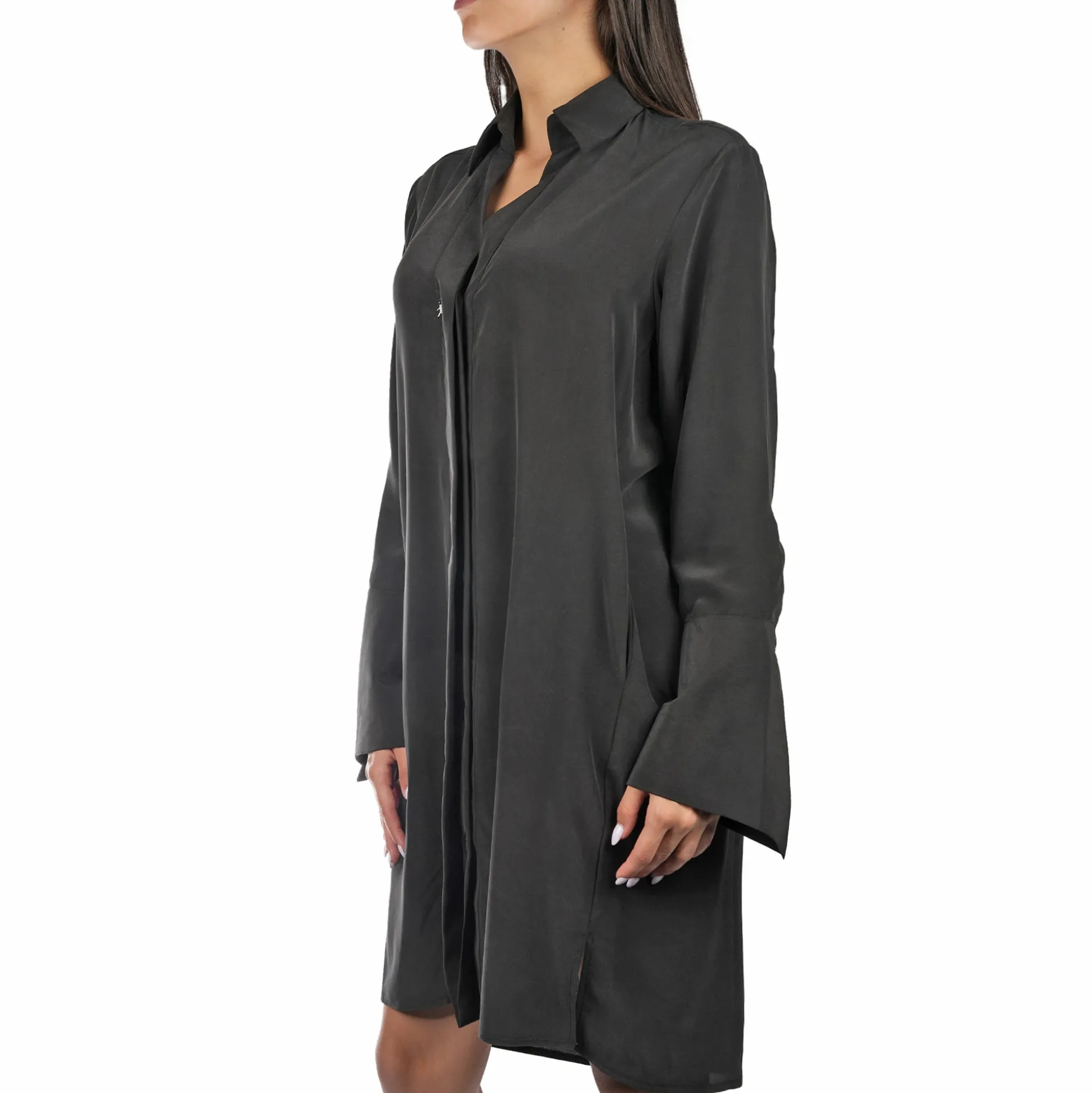 Silk Dress Black