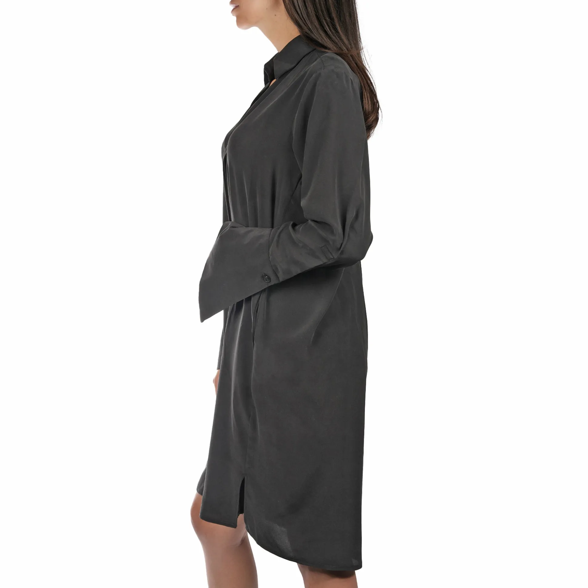 Silk Dress Black