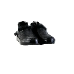 Slip On Fur Poison Black