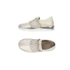 Slip on Metal Davè Intreccio Maltinto Chalk White