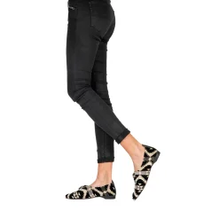 Slipper Azteco Fabric Black