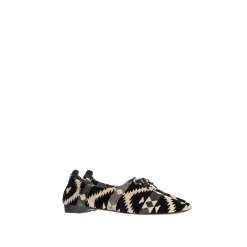 Slipper Azteco Fabric Black