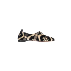 Slipper Azteco Fabric Black