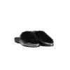 Slipper Fur Hollywood Metal Sport Silver