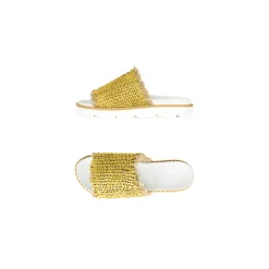 Slipper Intreccio Madreperla Curry