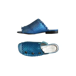 Slipper Intreccio Maltinto Laminato Blue