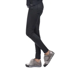 SNEAKER FUR METAL WASH ANTHRACITE
