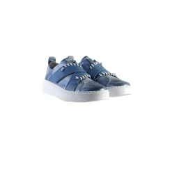 Sneaker Infiletta Metal Sport/ Cervo Blue