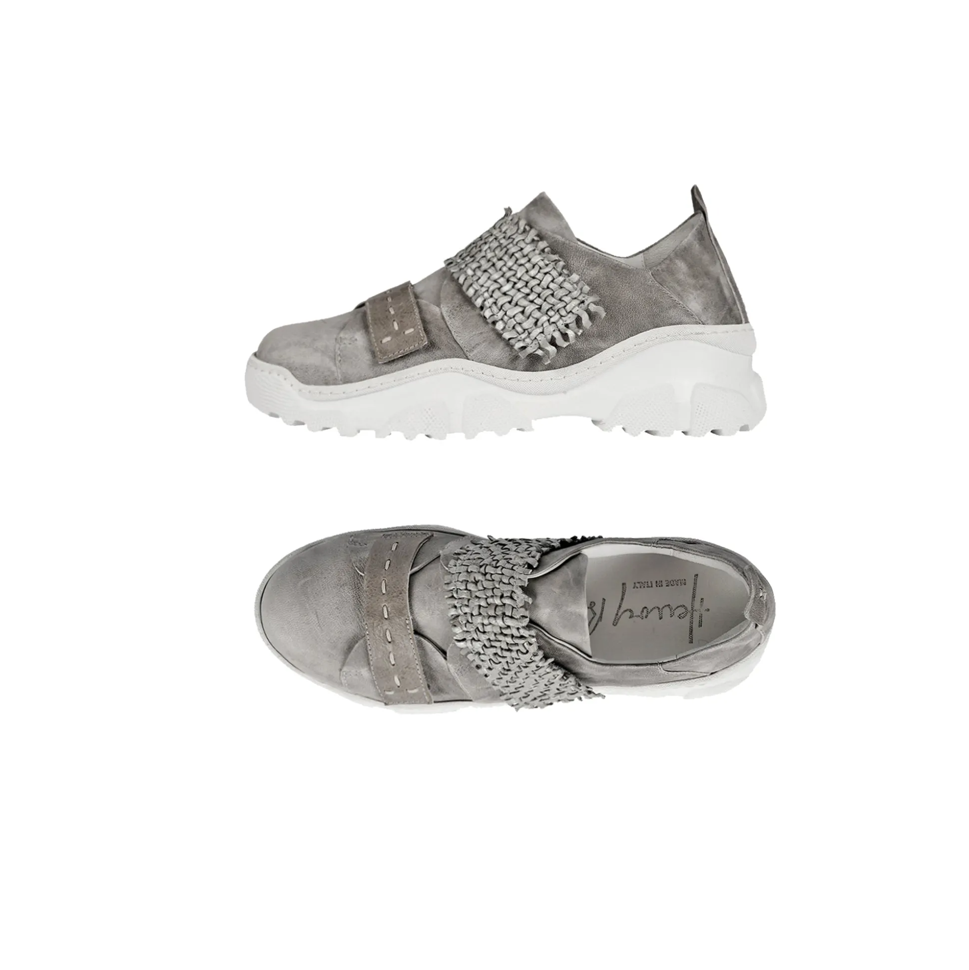 Sneaker Intreccio Madreperla