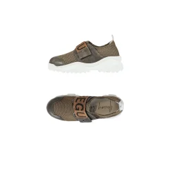 Sneaker Rete Stretch Olive