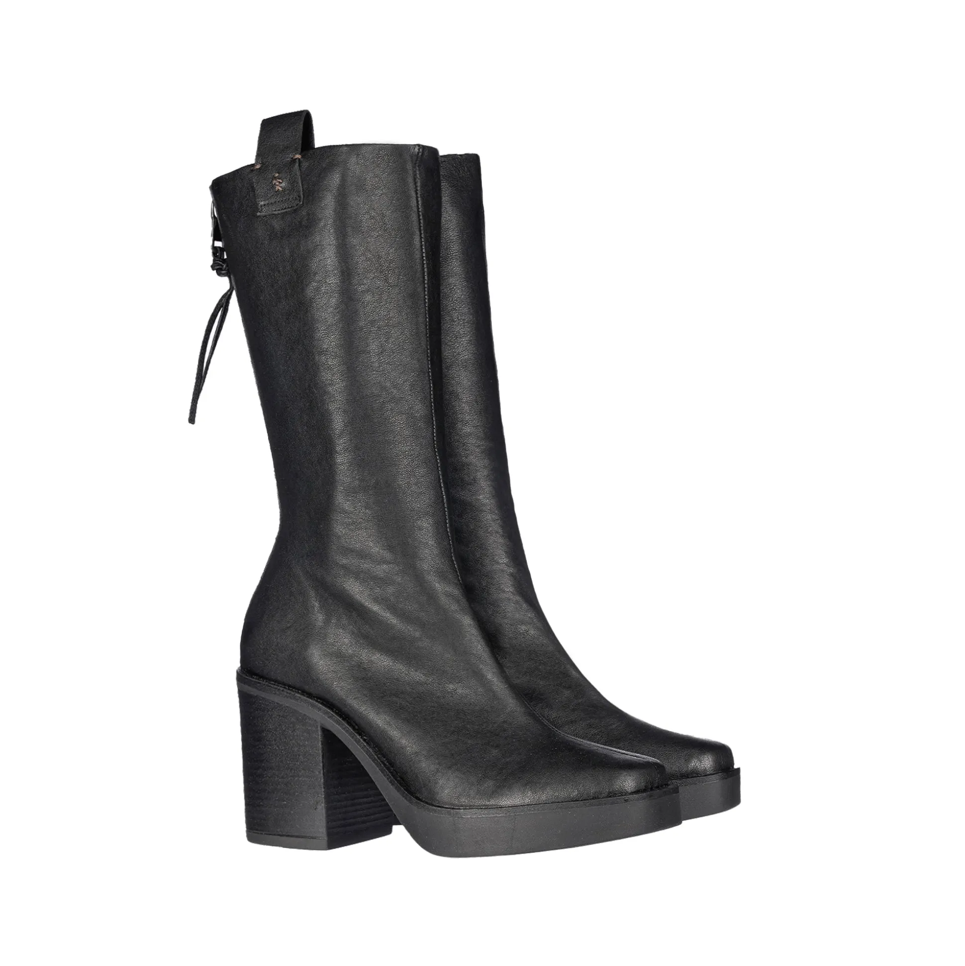Square Toe Boot Old Iron Black