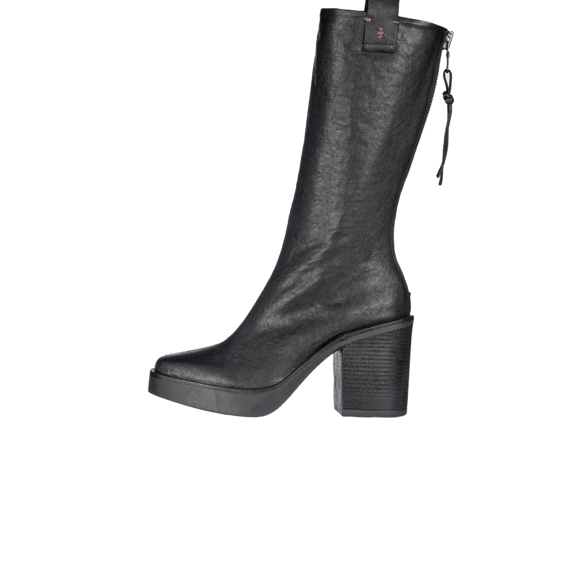 Square Toe Boot Old Iron Black