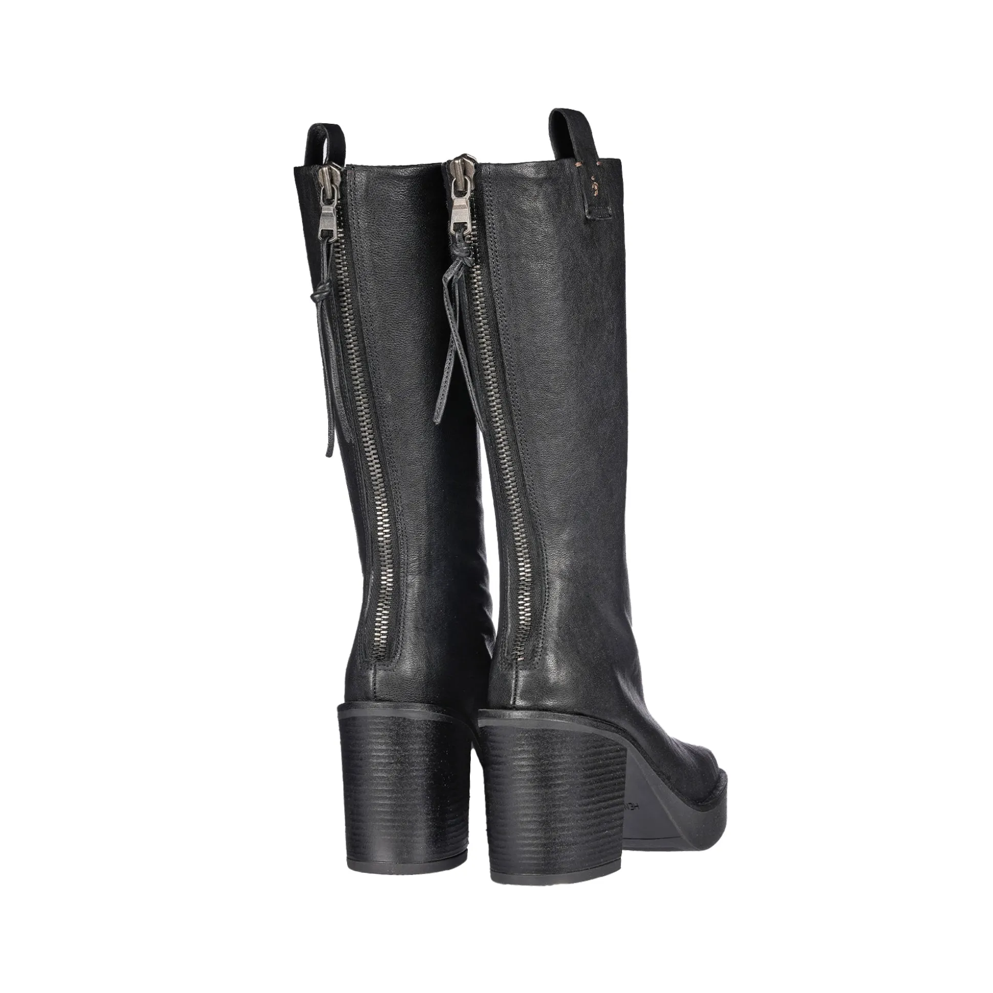 Square Toe Boot Old Iron Black