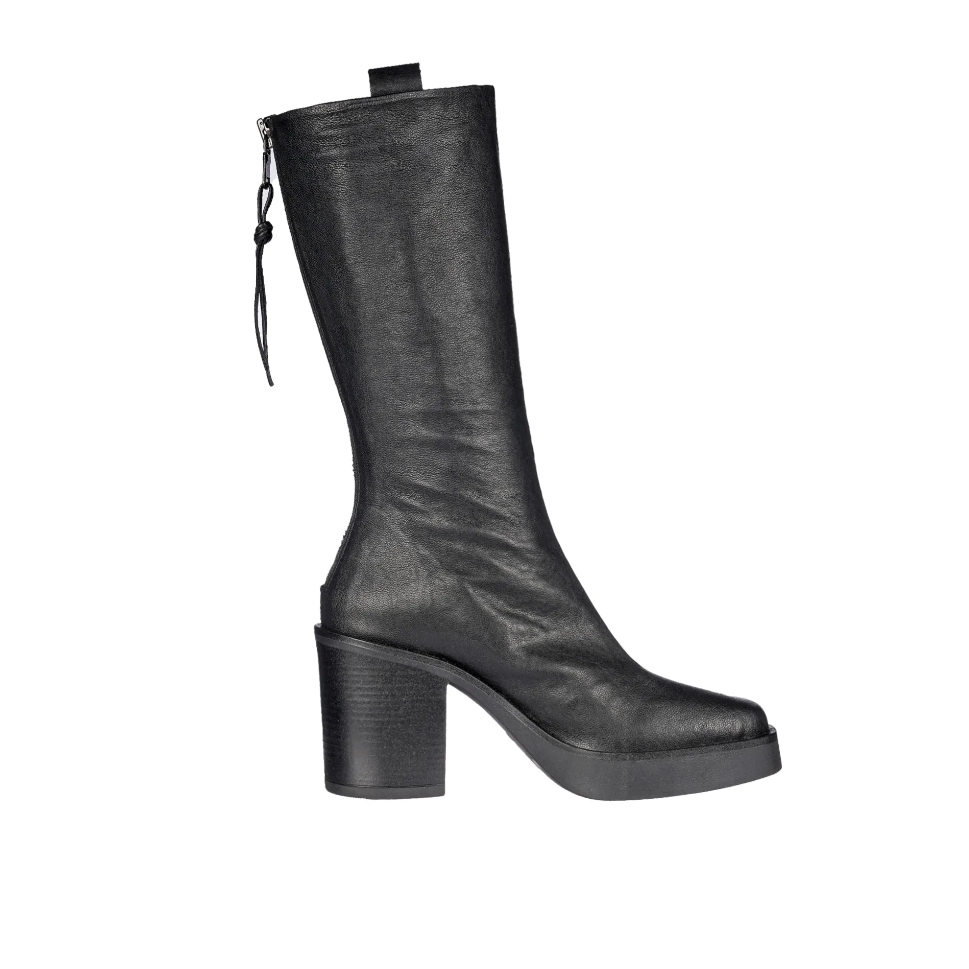 Square Toe Boot Old Iron Black