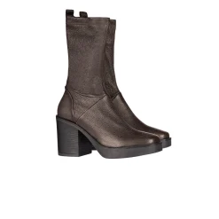 Square Toe Bootie Stretch Old Iron