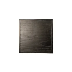 Square Wood Tray Dark Brown