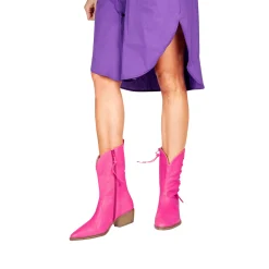 Texan Boot Old Iron Fuchsia