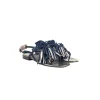 Thong Sandal Nappine Suede Deep Blue