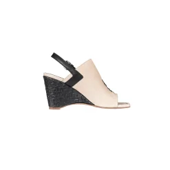 Wedge Sandal Old Iron Cream