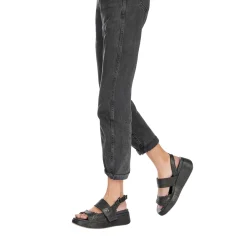 Wedge Sandal Pizzo black